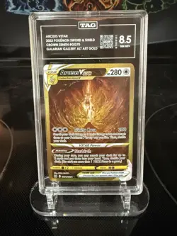TAG 8.5 Arceus VSTAR GG70 Crown Zenith Secret Alt Art Gold Holo Pokemon TCG - Image 1