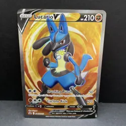 Pokemon Lucario V #SWSH213 English Black Star Promo Full Art - Image 1