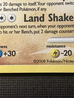 Torterra 11/100 Pokemon Diamond & Pearl Stormfront 2008 Holo MP - Image 3