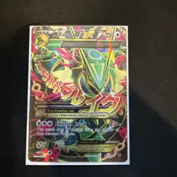 Pokemon TCG Holo Full Art Mega-Rayquaza-EX Roaring Skies, HP Condition - Image 1