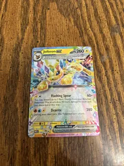 Pokemon TCG Jolteon EX 030/131 Double Rare Holo Prismatic Evolutions NM - Image 1