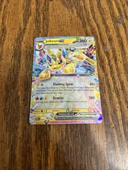 Pokemon TCG Jolteon EX 030/131 Double Rare Holo Prismatic Evolutions NM - Image 2