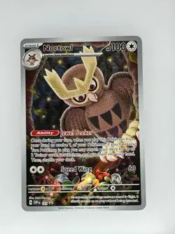2023 Pokemon Scarlet & Violet Noctowl 141 NM - Image 1