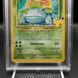 PSA 10 2021 POKEMON CELEBRATIONS CLASSIC COLLECTION #15 VENUSAUR-HOLO - Image 3