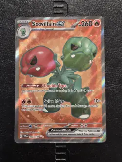 2024 Pokemon Surging Sparks Scovillain ex 216/191 NM TCG - Image 1