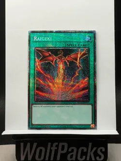 2025 Yu-Gi-Oh! TCG Mega Pack - Raigeki MP25-EN015 Starlight Rare - Image 1