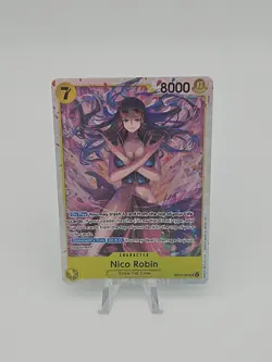 One Piece TCG Nico Robin ENGLISH EB03-055 HEROINES SR NM - Image 1