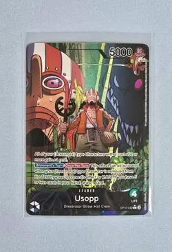 One Piece Royal Blood Usopp OP10-042 Parallel Alternate Alt Art Leader NM - Image 1