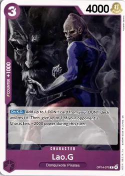 Lao.G C The Azure Sea's Seven OP14-075 One Piece TCG - Image 1