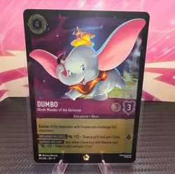 Dumbo Ninth Wonder of the Universe 45/204 Fabled Cold Foil Disney Lorcana - Image 1