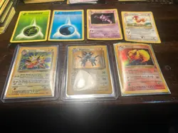 Holos Shadowless Warped And Damaged Vintage Pokemon Cards Please Read - Image 2