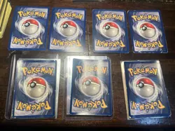 Holos Shadowless Warped And Damaged Vintage Pokemon Cards Please Read - Image 3
