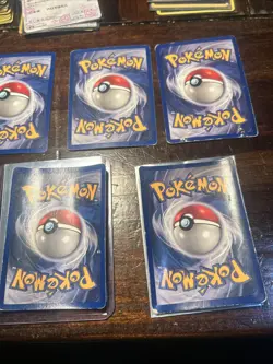 Holos Shadowless Warped And Damaged Vintage Pokemon Cards Please Read - Image 5