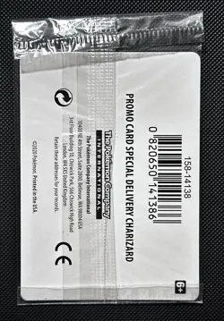 Special Delivery Charizard Black Star Promo Card SWSH075 Sealed - Image 2