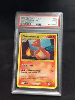 Pokemon Cards: Stormfront Secret Rare Holo: Charmeleon 102/100 PSA 9 - Image 1