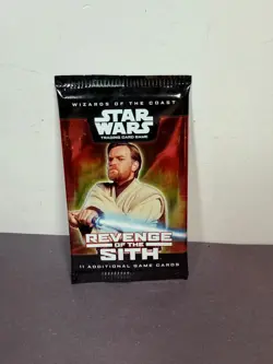 Star Wars Revenge Of The Sith Trading Card Game Booster Pack Obi-Wan Kenobi TCG - Image 1