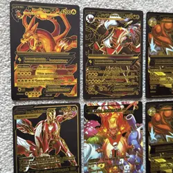 Pokemon Foil Fan Art Cards - Silver Black Gold Foil Spanish Version Bundle x 12 - Image 4