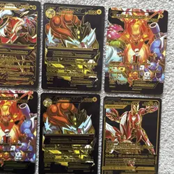 Pokemon Foil Fan Art Cards - Silver Black Gold Foil Spanish Version Bundle x 12 - Image 5