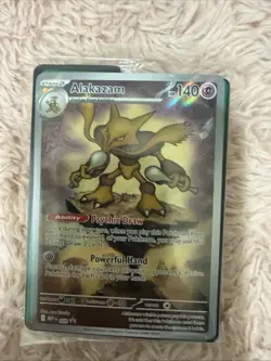 Alakazam 009 Black Star Promo Mega Evolution ETB Pokemon TCG Cards SEALED - Image 1