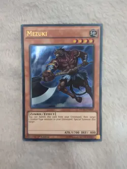 DUSA-EN064 Mezuki Ultra Rare 1st Edition Yugioh Card - Image 1