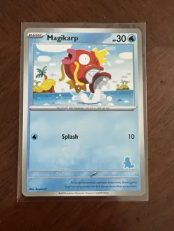 Magikarp - (Squirtle Stamped) My First Battle Deck Promo Rare Pokemon Card - NM - Image 1