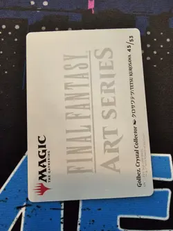 Golbez, Crystal Collector - Gold Stamped 45/53 Art Series Final Fantasy MTG NM - Image 2