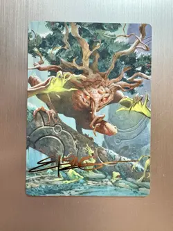 Ferrafor, Young Yew - 47/54 - MTG: Lorwyn Eclipsed - Art Series - Gold Stamped - Image 1