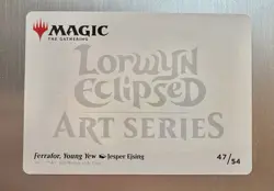 Ferrafor, Young Yew - 47/54 - MTG: Lorwyn Eclipsed - Art Series - Gold Stamped - Image 2