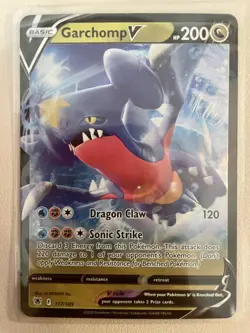 Pokemon TCG Garchomp Sword & Shield - Astral Radiance 117/189 Holo Ultra Rare MT - Image 1