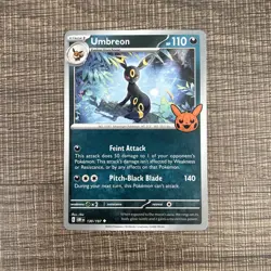Umbreon Near Mint Trick or Trade Booster Promo Pokemon TCG 130/197 Ship Now - Image 1