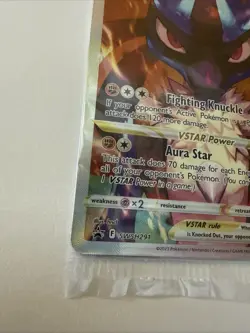 Pokemon TCG Lucario VSTAR #SWSH291 Black Star Promo, Crown Zenith, Sealed - Image 2
