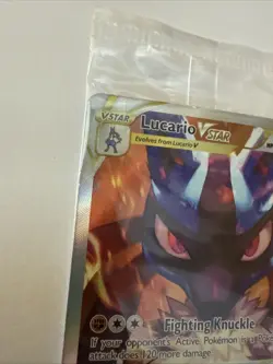 Pokemon TCG Lucario VSTAR #SWSH291 Black Star Promo, Crown Zenith, Sealed - Image 3