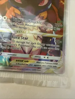 Pokemon TCG Lucario VSTAR #SWSH291 Black Star Promo, Crown Zenith, Sealed - Image 5