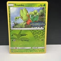 Treecko 8/168 Cosmos Holo - Pokemon TCG Celestial Storm 2018 Toys R us Promo LP - Image 1