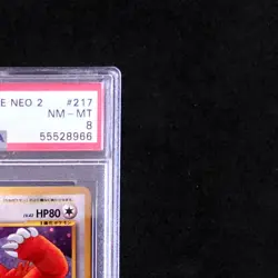 PSA 8 Ursaring No. 217 Pokemon Karte TCG Vintage 15/75 Neo Discovery Art /T20 - Image 4