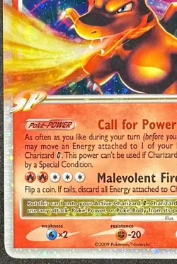 2009 Pokemon Platinum Supreme Victors Charizard G LV.X #143/147 🌀 SWIRL | LP - Image 5