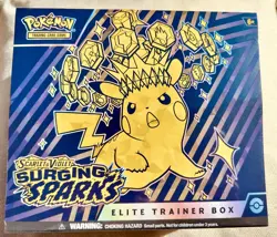 Pokemon TCG Surging Sparks Elite Trainer Box ETB Sealed - Image 1