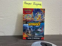 POKEMON TCG SCARLET & VIOLET SURGING SPARKS BOOSTER BUNDLE FACTORY SEALED NEW - Image 1