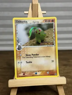 Chikorita 44/101 EX Dragon Frontiers Stamped Reverse Holo Pokemon TCG Yuka Morii - Image 1