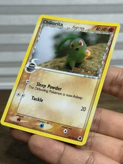 Chikorita 44/101 EX Dragon Frontiers Stamped Reverse Holo Pokemon TCG Yuka Morii - Image 5