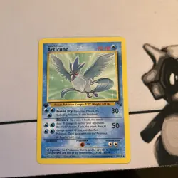 Pokemon TCG 1st Edition Articuno Non Holo Fossil Set 17/62 1999 - Image 1
