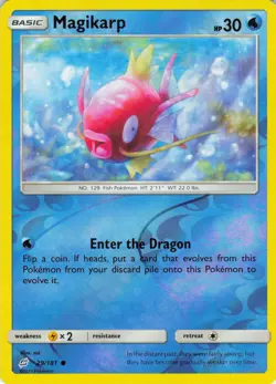 Magikarp - Reverse Holo - 29/181 Team Up - Pokemon TCG - 2019 - Image 1