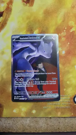 Pokemon Ascended Heroes - Team Rockets Mewtwo EX SIR 281/217 - MINT CONDITION - Image 3