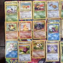 Pokemon TCG Jungle 1st Edition - 40 LP uncommon/common cards - Image 1