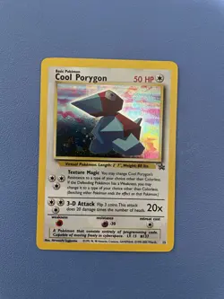 Cool Porygon 15 WoTC Holo Promo Pokemon Card - Lightly Played - Image 1