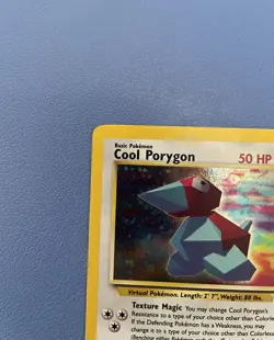 Cool Porygon 15 WoTC Holo Promo Pokemon Card - Lightly Played - Image 2