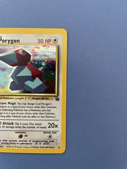 Cool Porygon 15 WoTC Holo Promo Pokemon Card - Lightly Played - Image 5