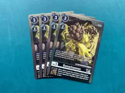 Sunarizamon EX8-047 Playset Chain of Liberation Digimon Card Game x4 - Image 1