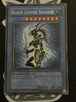 Yugioh Card TCG Black Luster Soldier 1st Edition DPYG-EN017 1st Edition 2009 VLP - Image 1