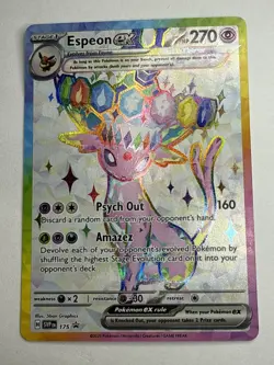 Espeon EX SVP #175 Sv: Scarlet & Violet Black Star Promo Cards Holo - Near Mint+ - Image 1